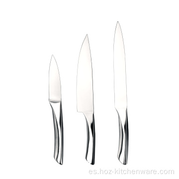 Cuchillos de chef de cuchillo de fruta duradera de acero inoxidable